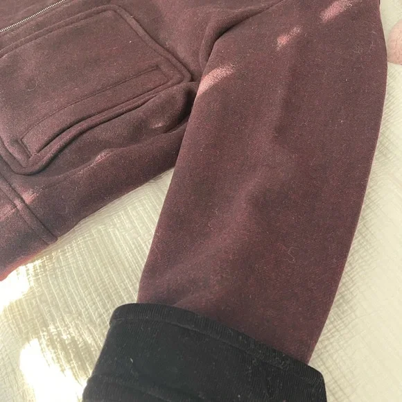 Banana Republic, Maroon Wool Short Jacket, Size L, Tags still on, never worn!